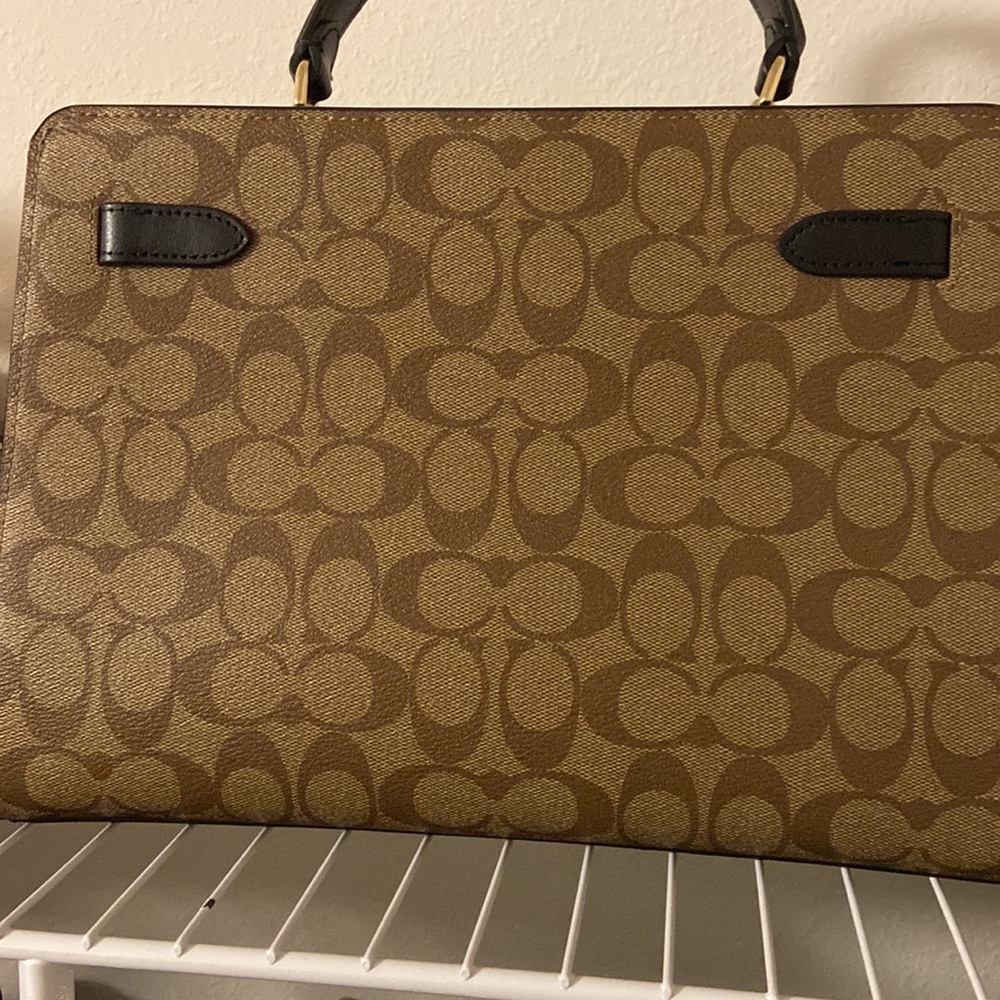 Coach brown and cream bag - Picture 2 of 5